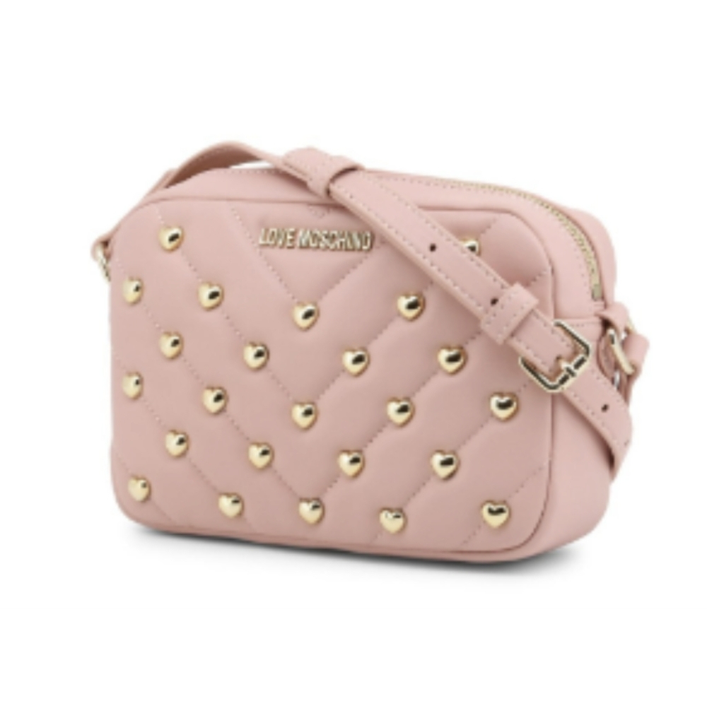 NWT Love Moschino Pink Studded Crossbody Purse